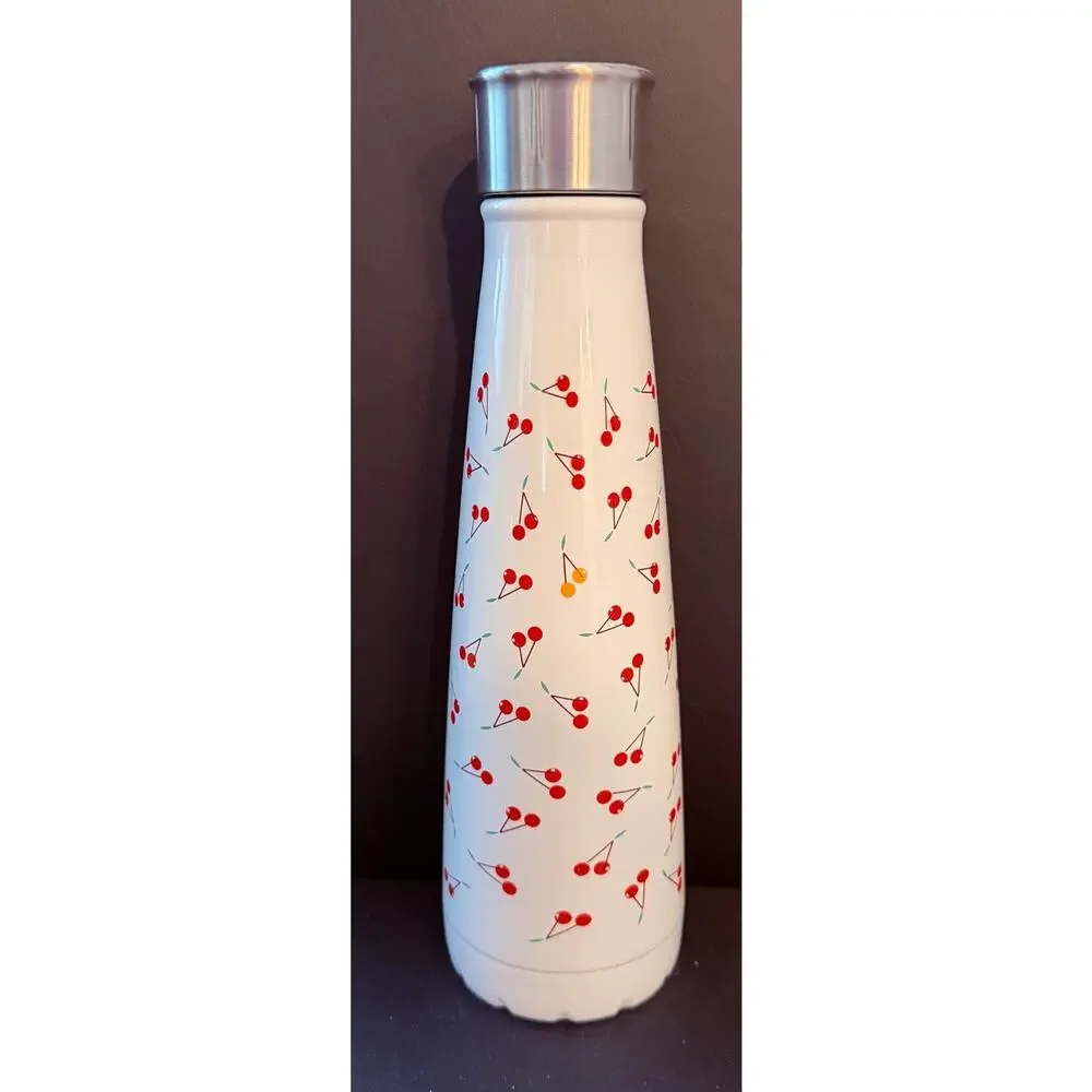 S'ip by S'well Cherry 15 oz Insulated Stainless Steel Water Bottle